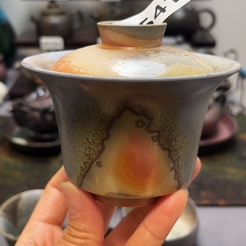 盖碗景德柴烧茶具-微瑕