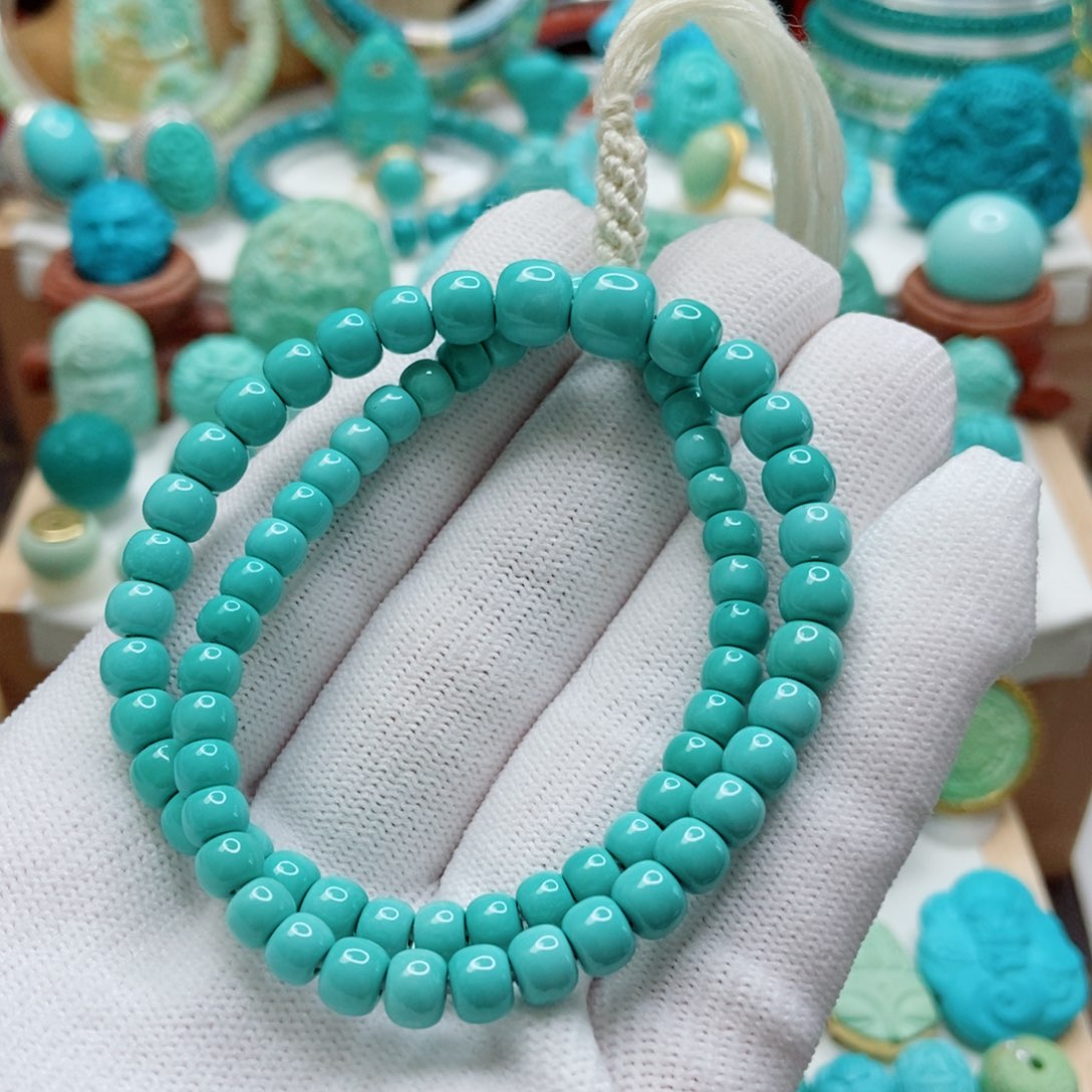 绿松石未镶嵌项链