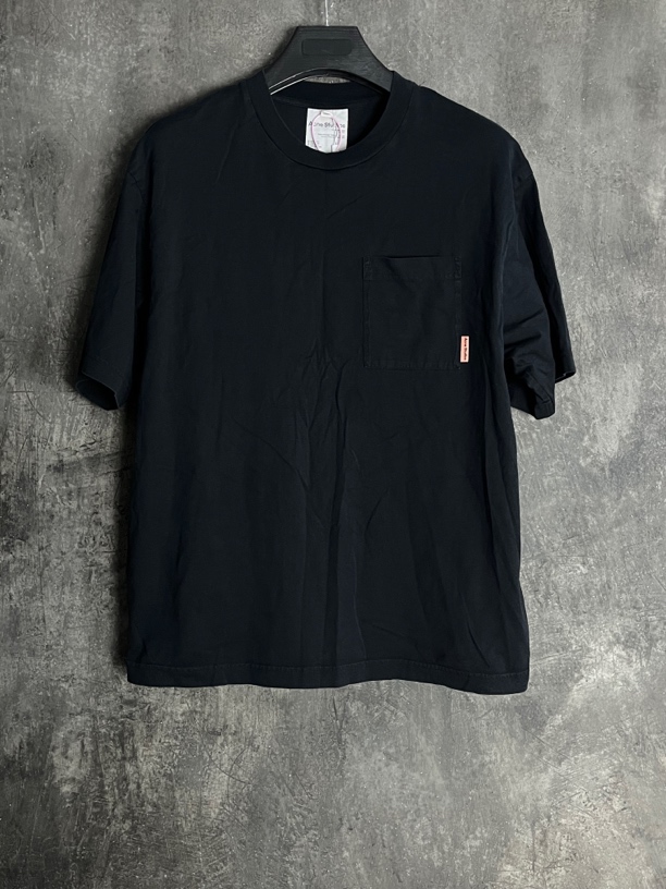 全新未使用 AcneStudios S码*1/橘色字母贴条短袖 /01458