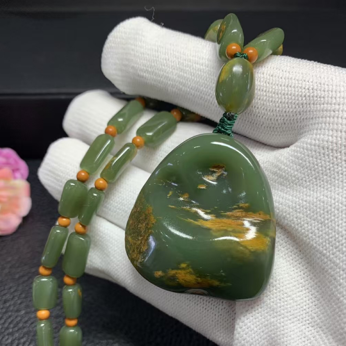 析木河磨锻树林，《时来运转》，虎皮纹，规格：长，38.9、宽39.1，重，76.9