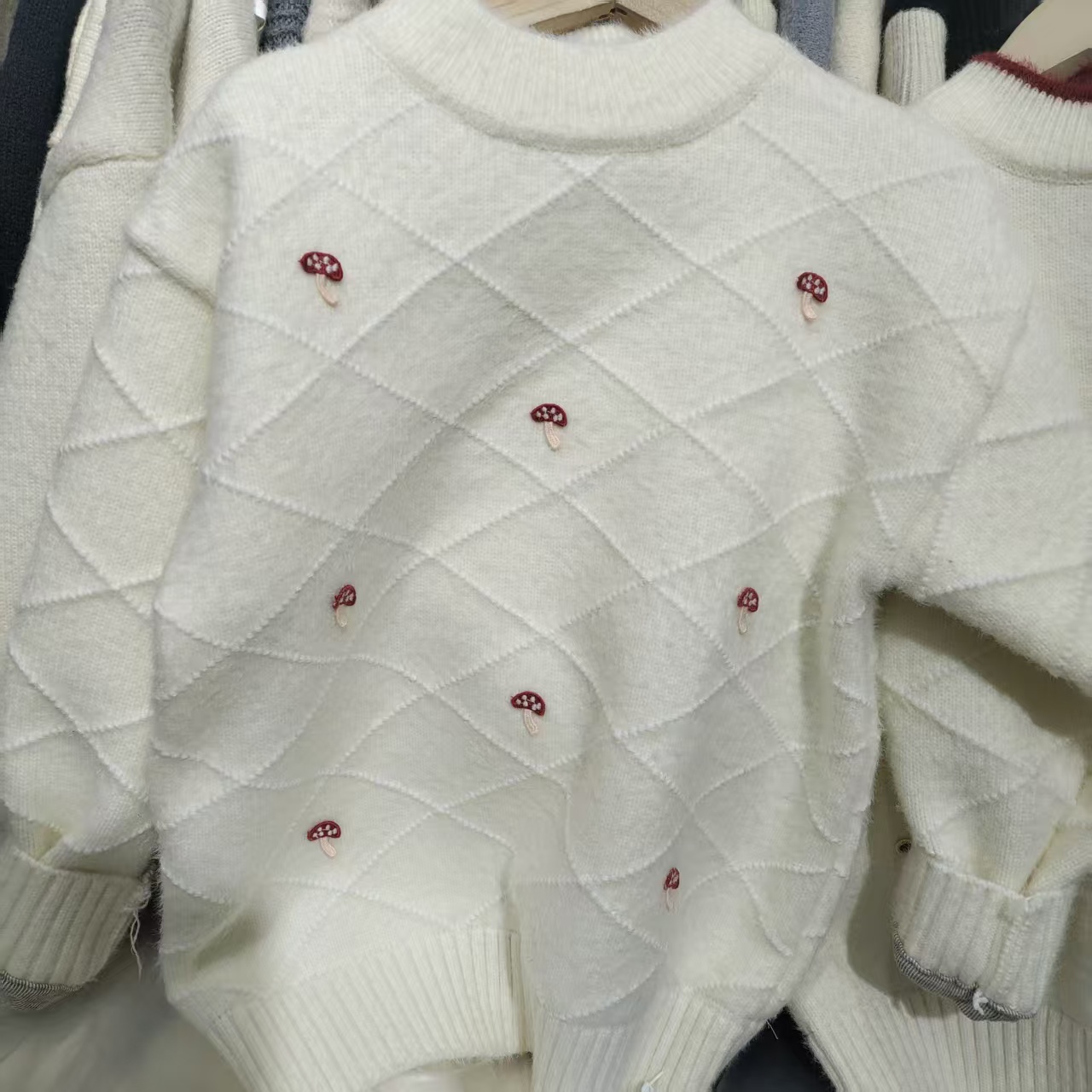 【爱心圆领】俩色  女童毛衣秋冬新款加厚针织衫大童韩系洋气保暖