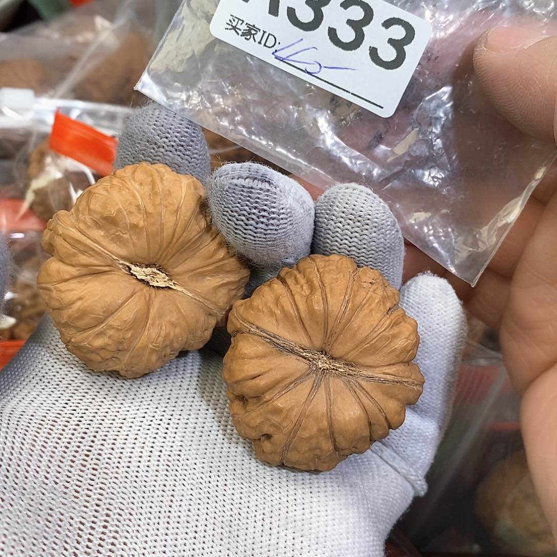 桃核把件南瓜40尺 有点色差