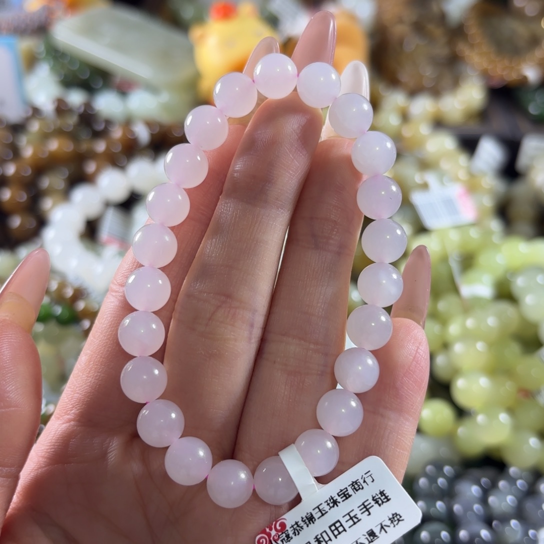 和田玉未镶嵌手链158