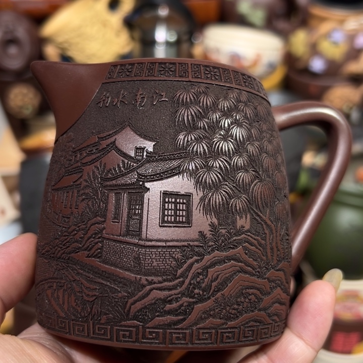 紫砂茶杯宜兴紫砂主人杯