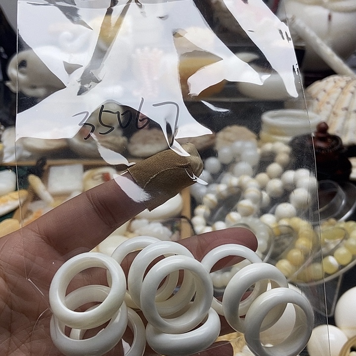 非金属贝壳戒指/跑环