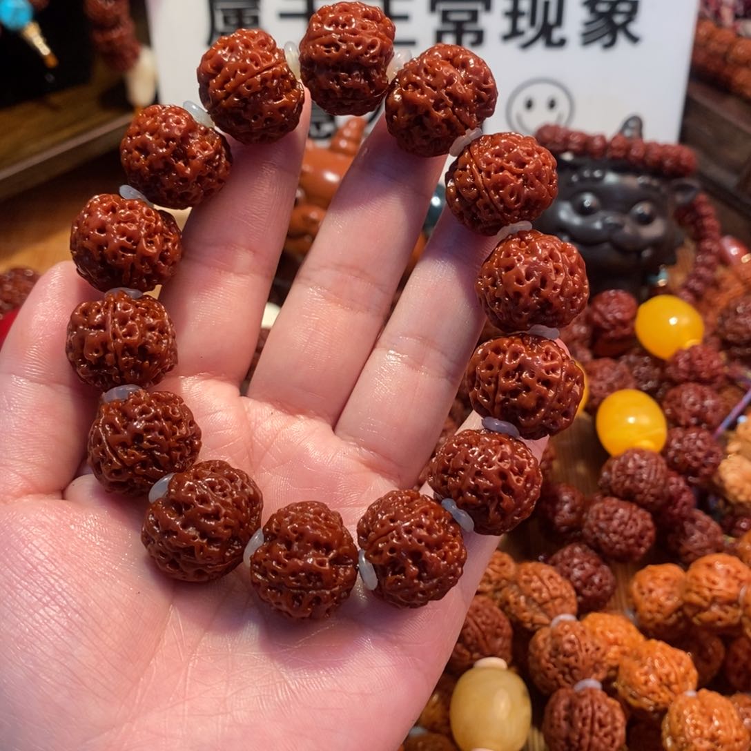 金刚菩提手串185瓣素肉