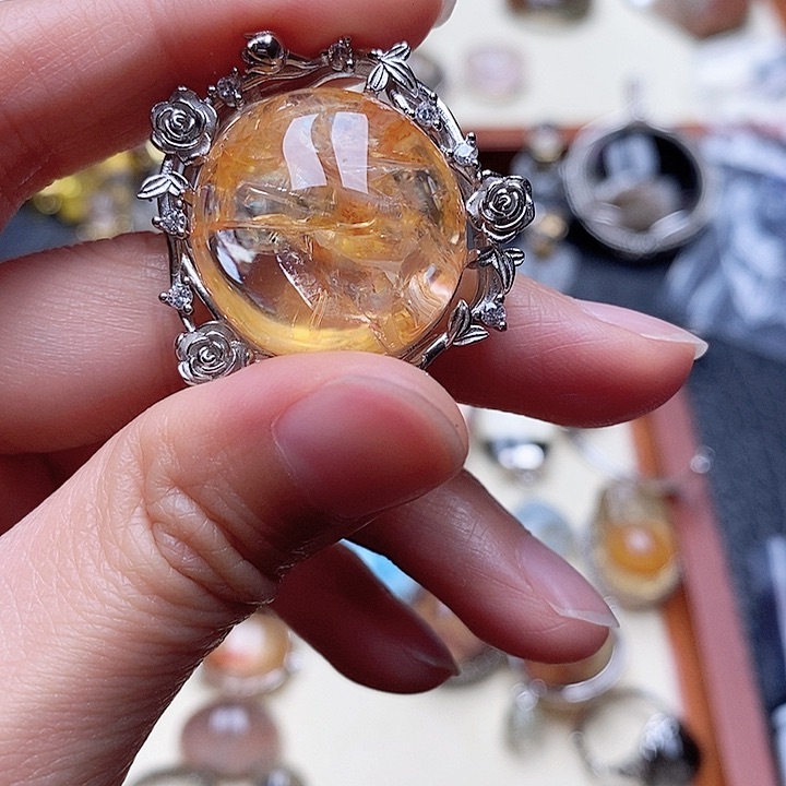 水晶手链未镶嵌福**丁