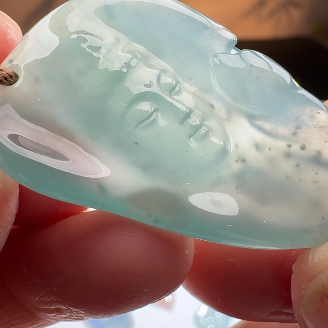 翡翠颈饰未镶嵌帅帅