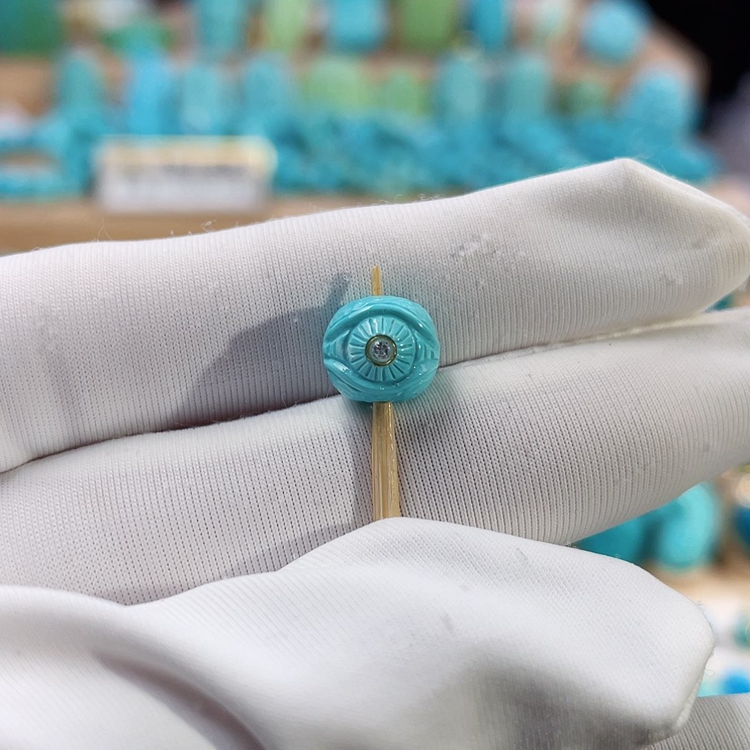 绿松石珠宝奇石未镶嵌