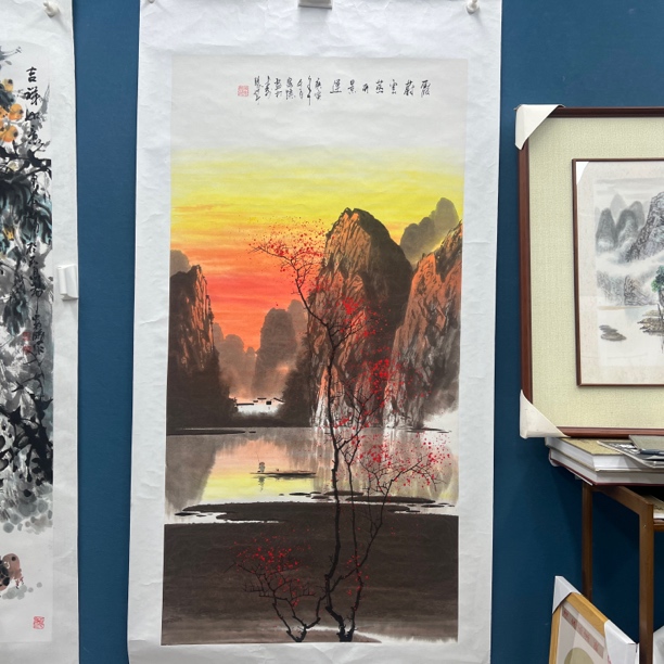 张泉踪老师绘画 140*70