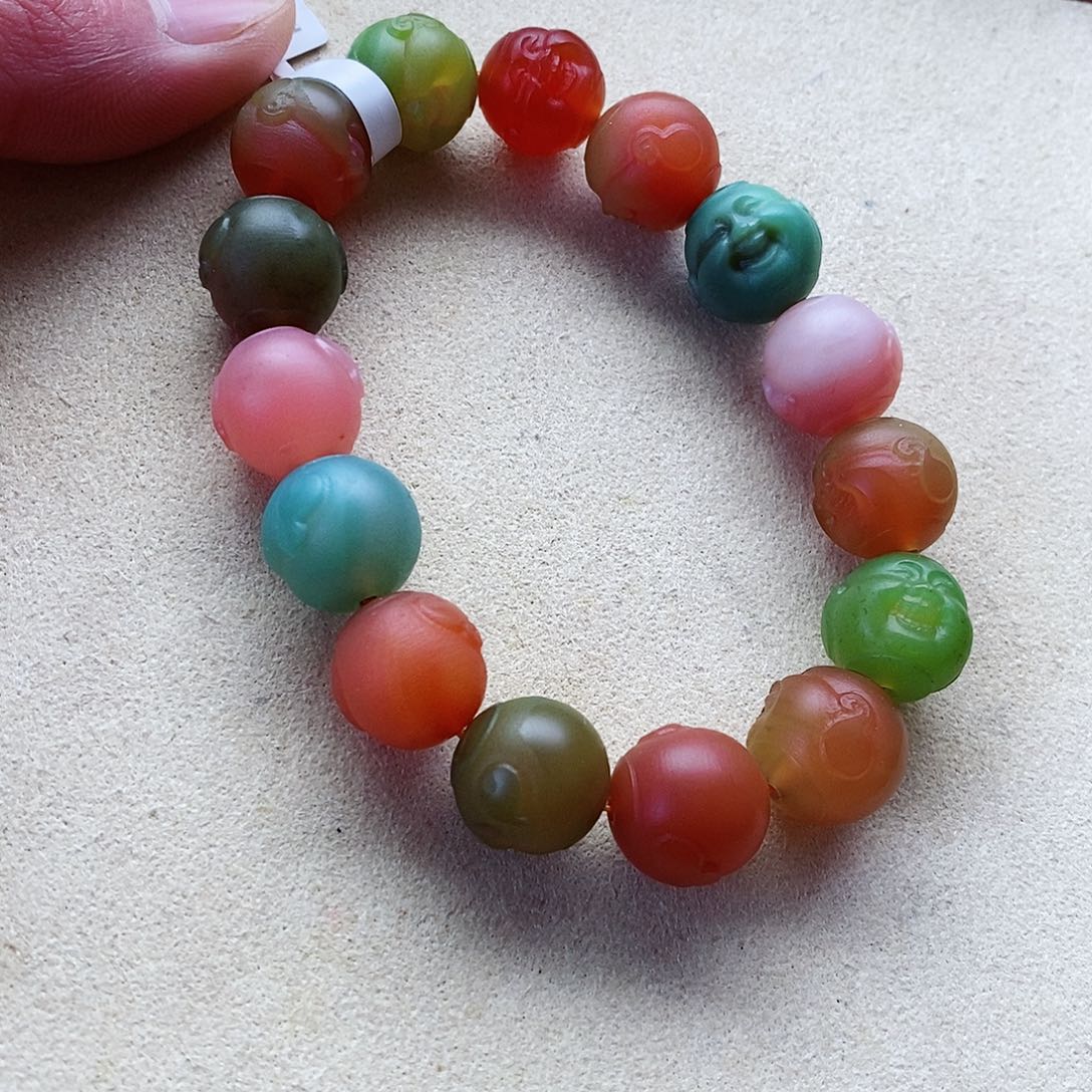 玛瑙手饰未镶嵌盐源008