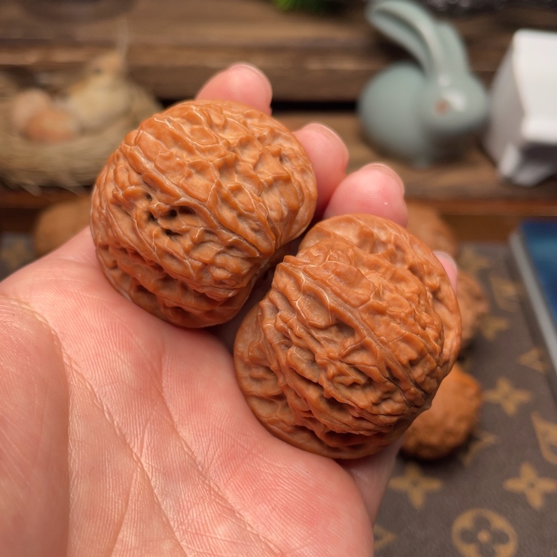 文玩核桃把件G7号41尺磨盘