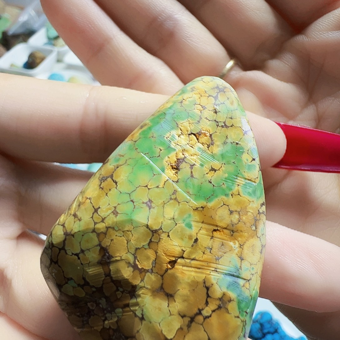 绿松石未镶嵌原矿绿松石随行