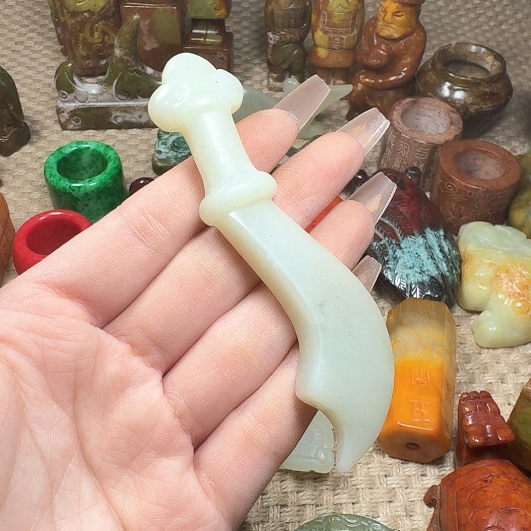 白玉菩提吊坠挂件