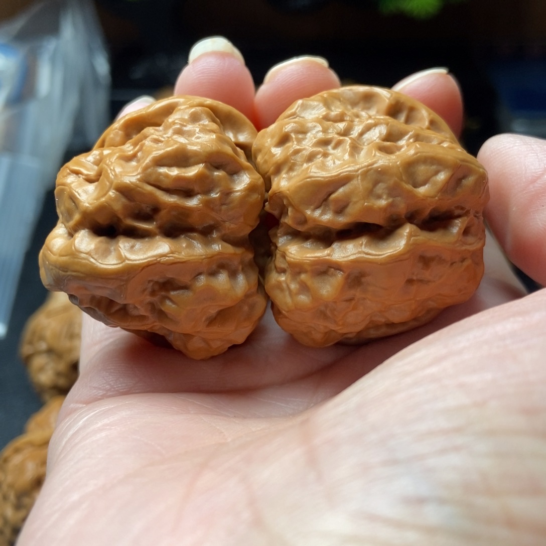 文玩核桃把件蛤蟆头40