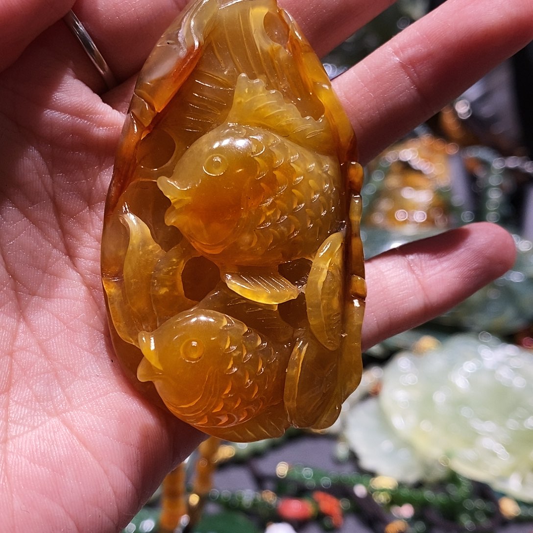 未镶嵌岫玉毛衣链