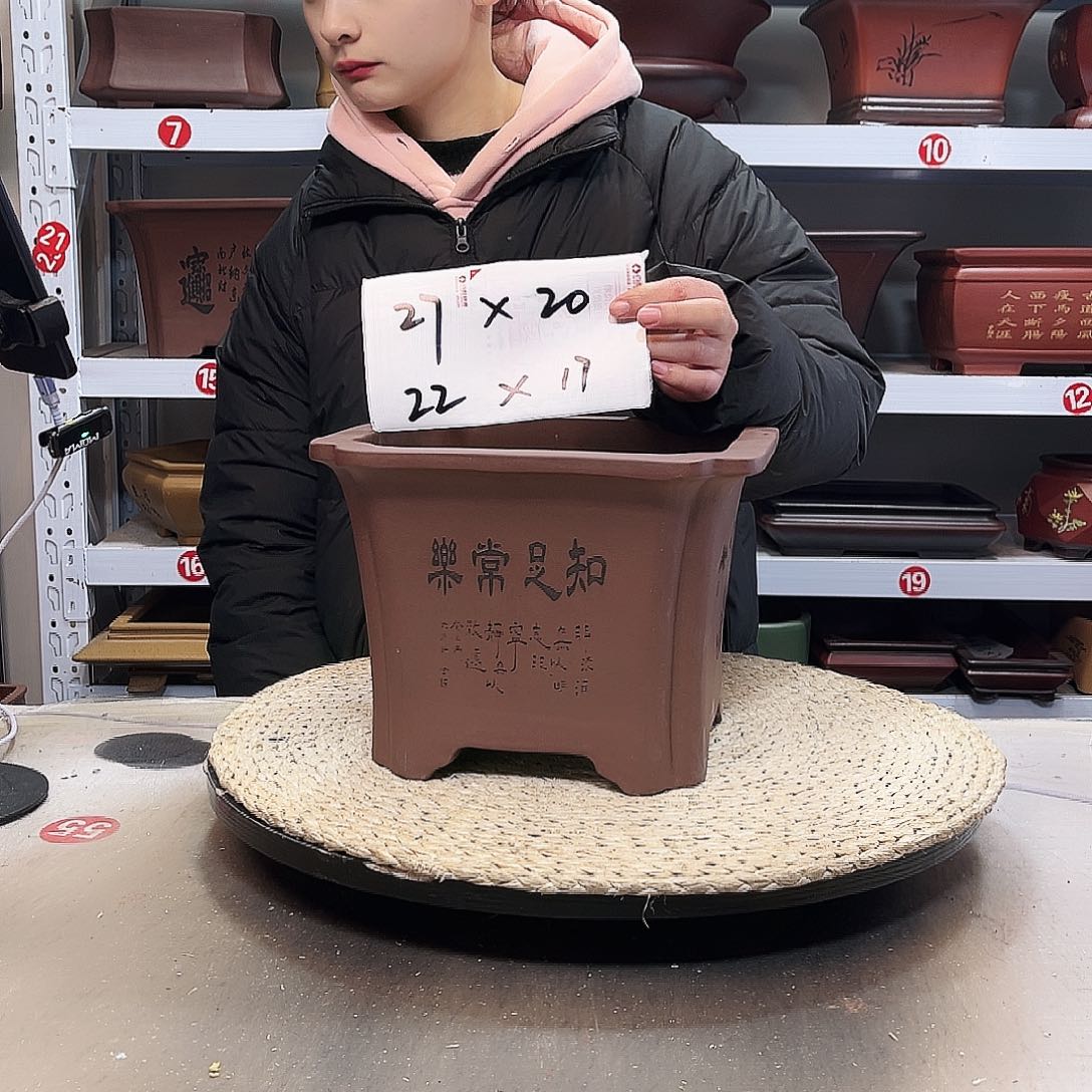 紫砂花盆紫砂花盆