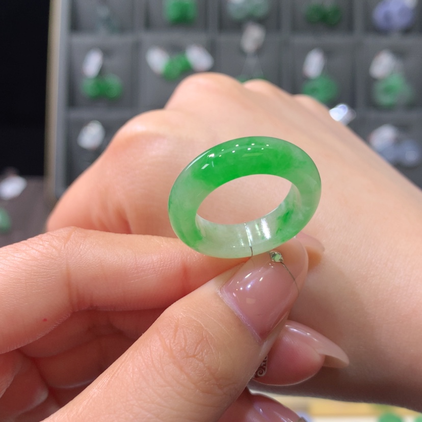 【闪购商品】翡翠戒指未镶嵌14号