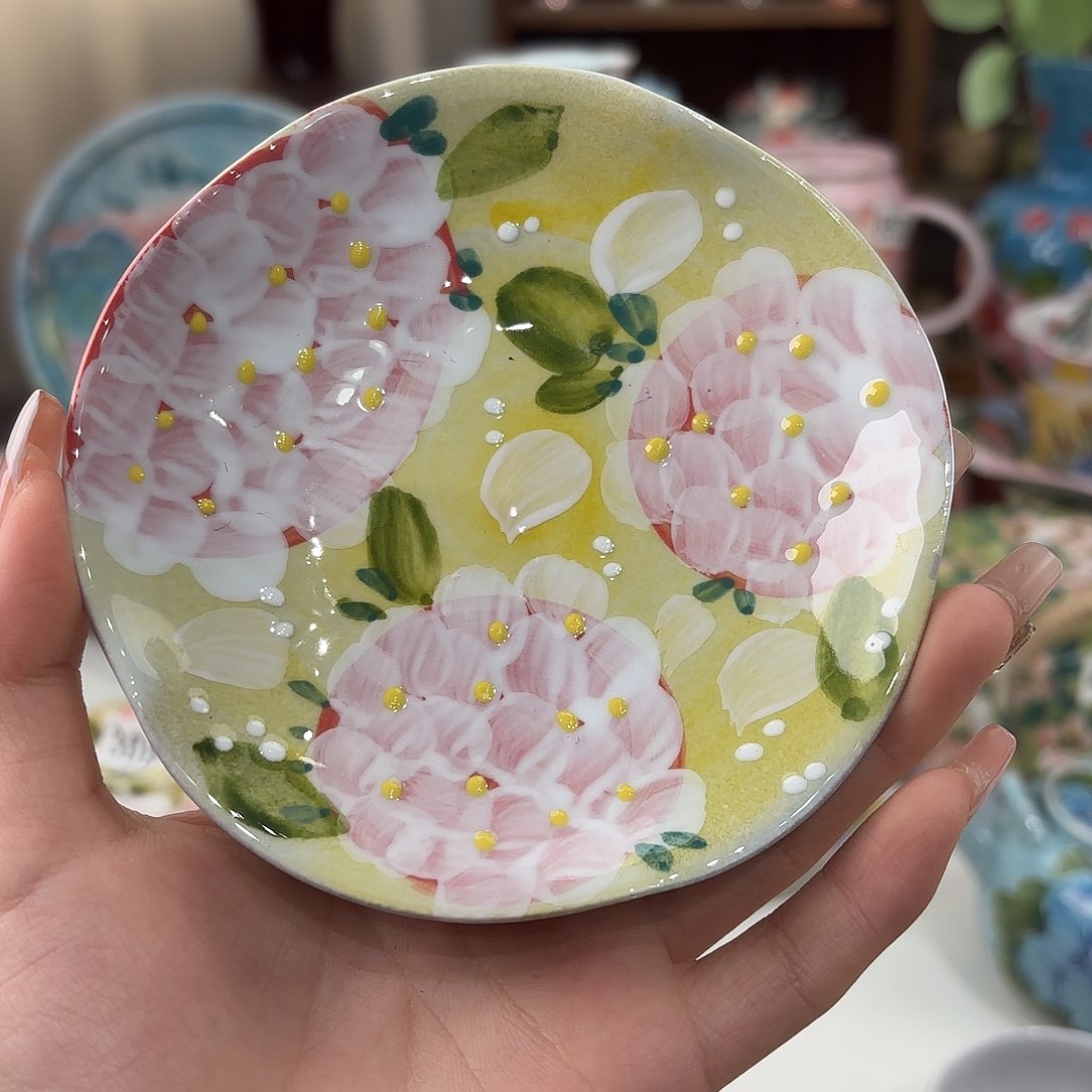 瓷片景德镇手绘高温釉下彩陶瓷茶具