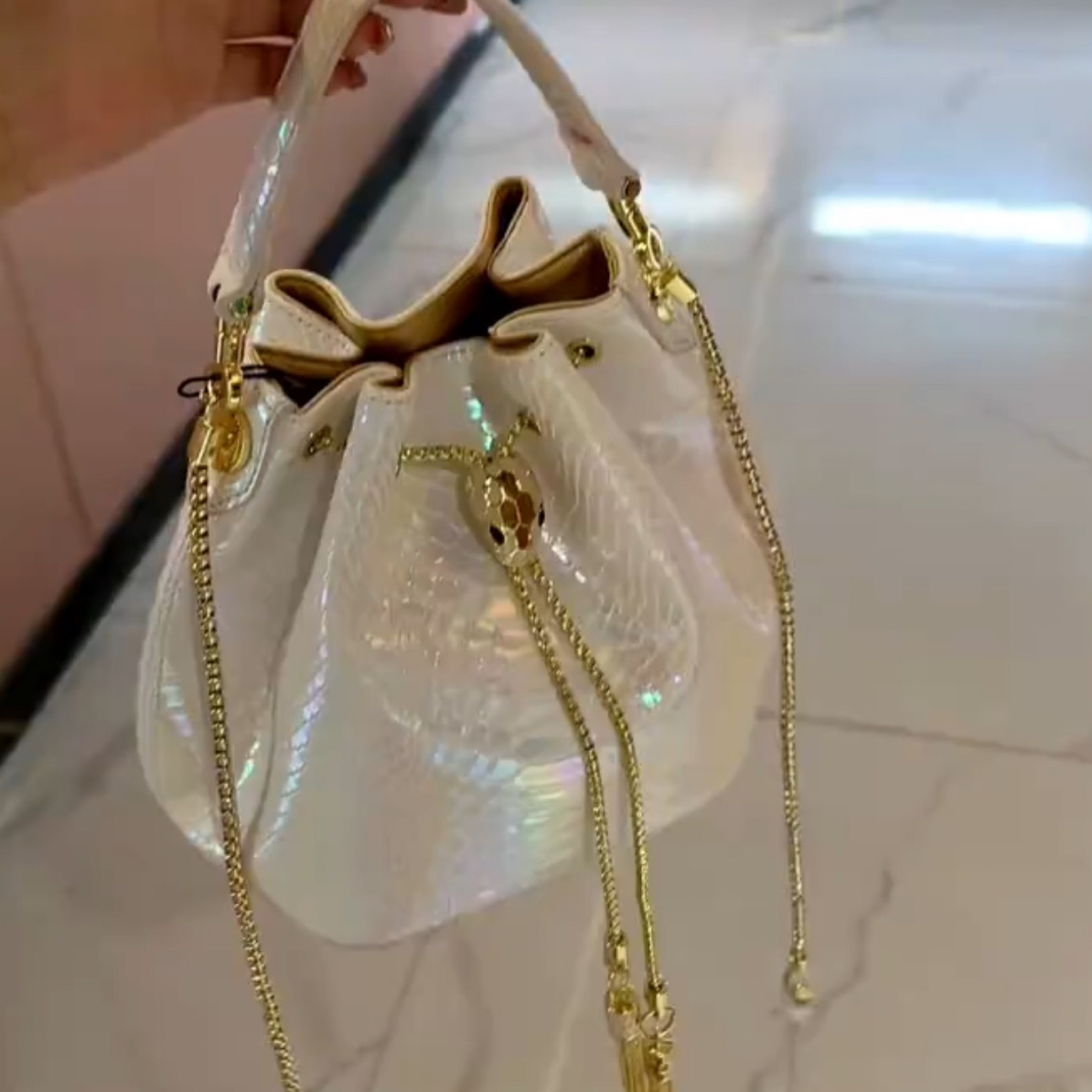 C C高端私人订制女包001蛇福袋