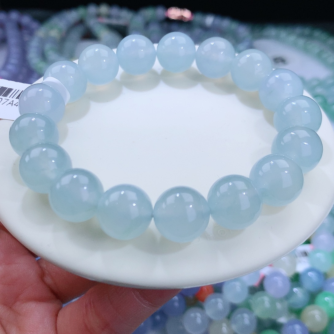 翡翠手链未镶嵌卡11.8