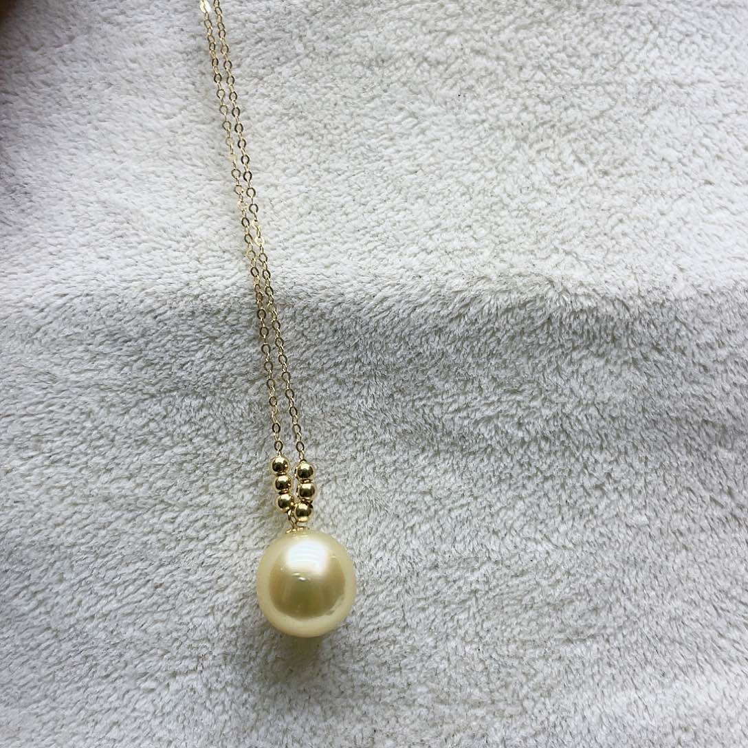 海水珍珠颈饰18K金镶嵌