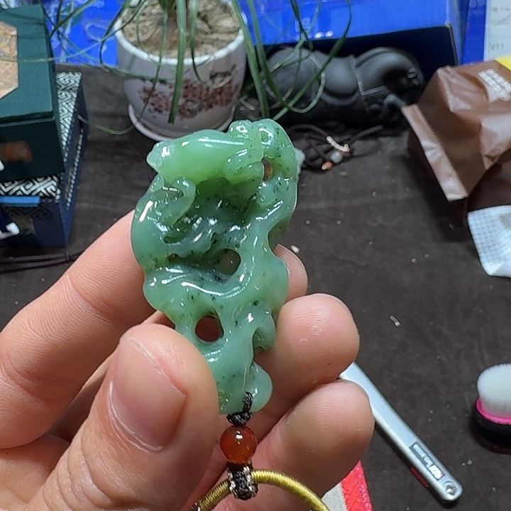 未镶嵌和田玉车挂