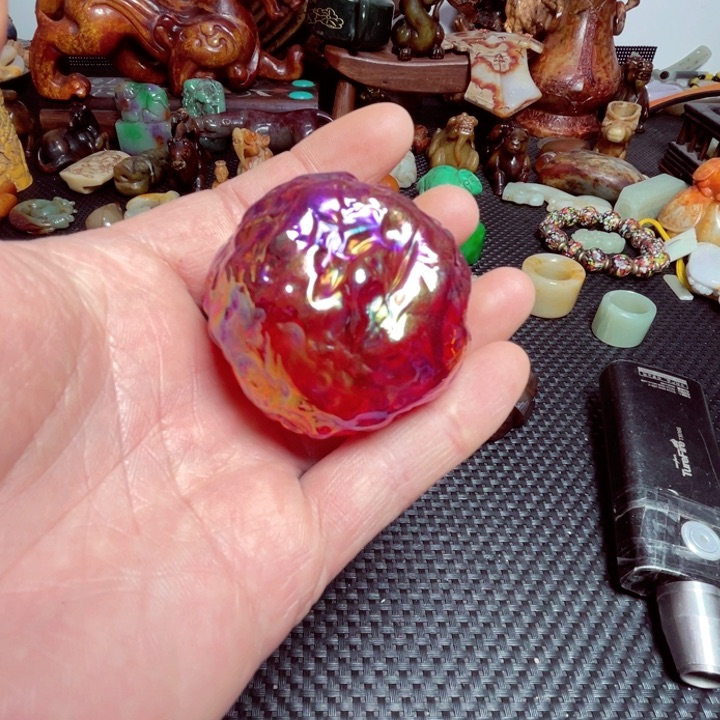 滴血莲花菩提把件