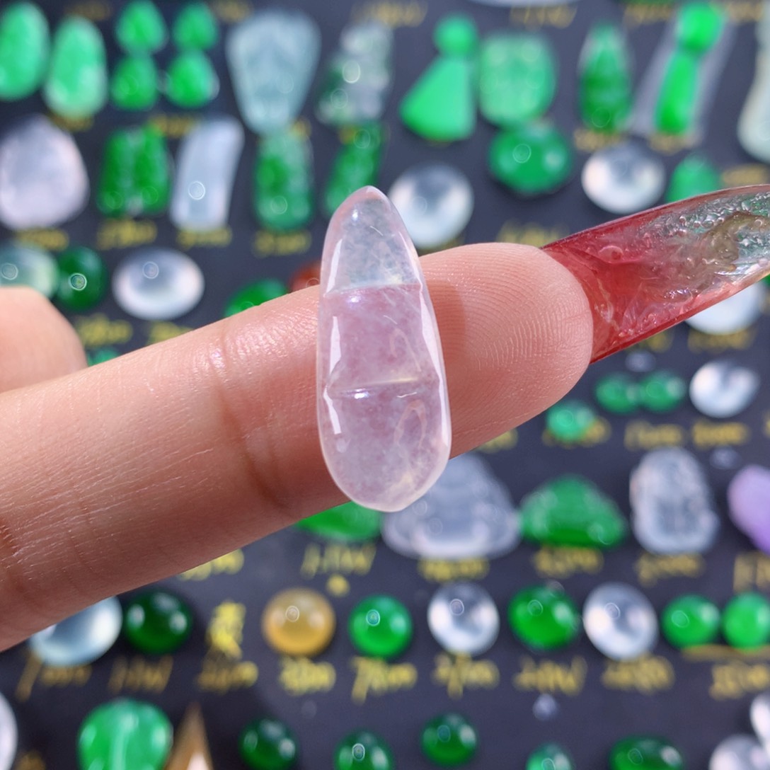 翡翠颈饰未镶嵌纯天然缅甸翡翠A货