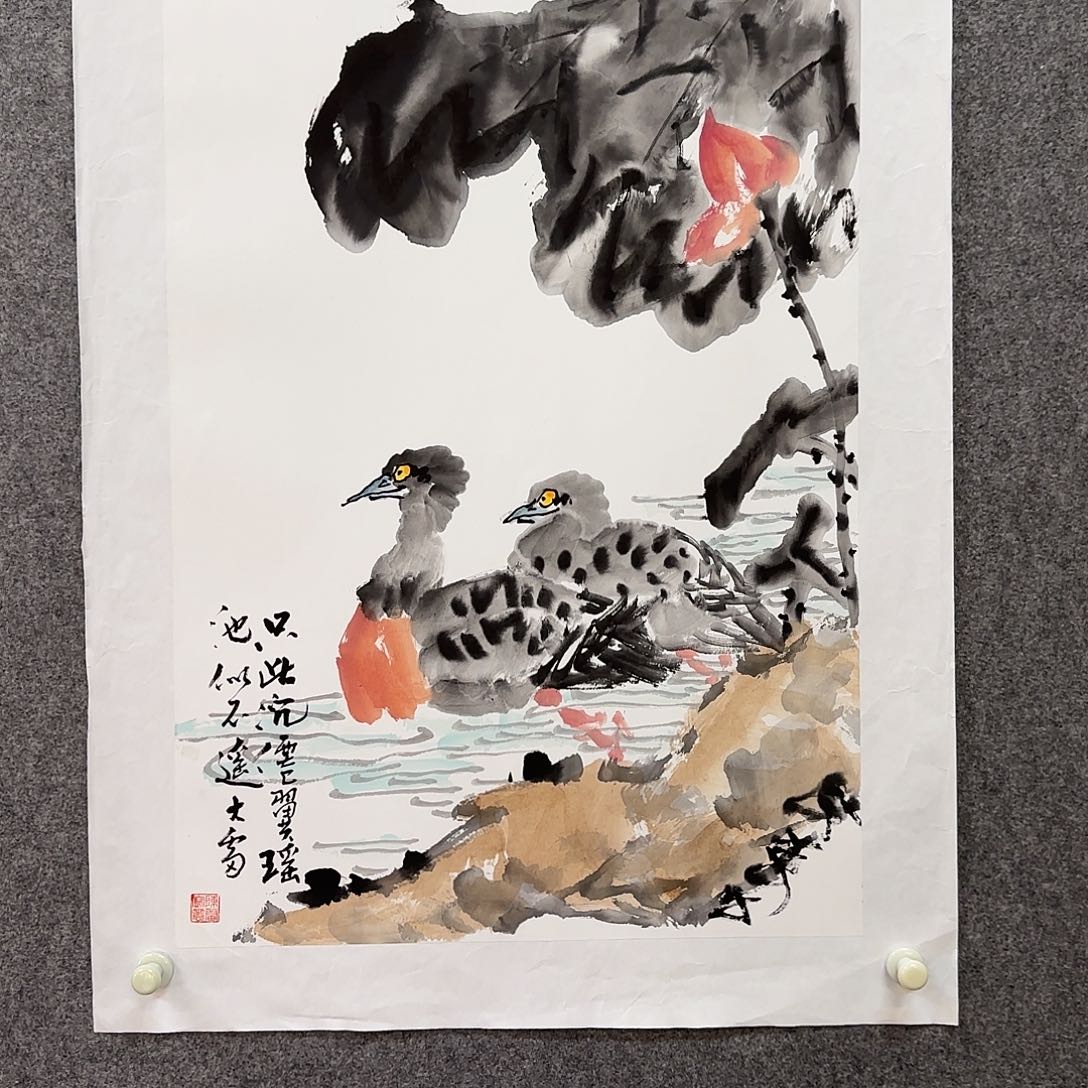 国画大雷老师手绘作品
