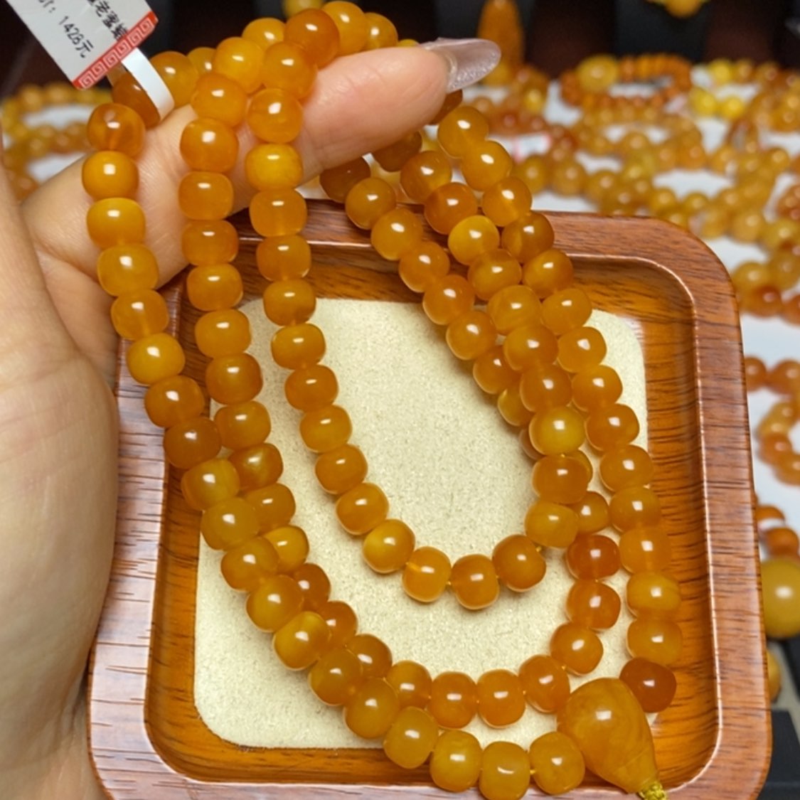 【闪购商品】未镶嵌蜜蜡手链手串