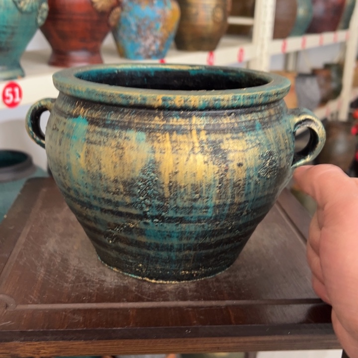 11.8-1高15口17绿金双耳