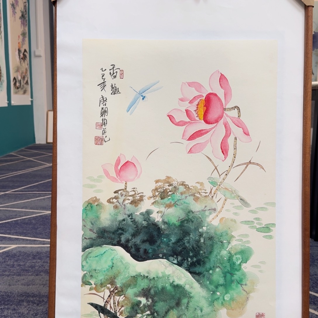 国画国画纯手绘山水花鸟