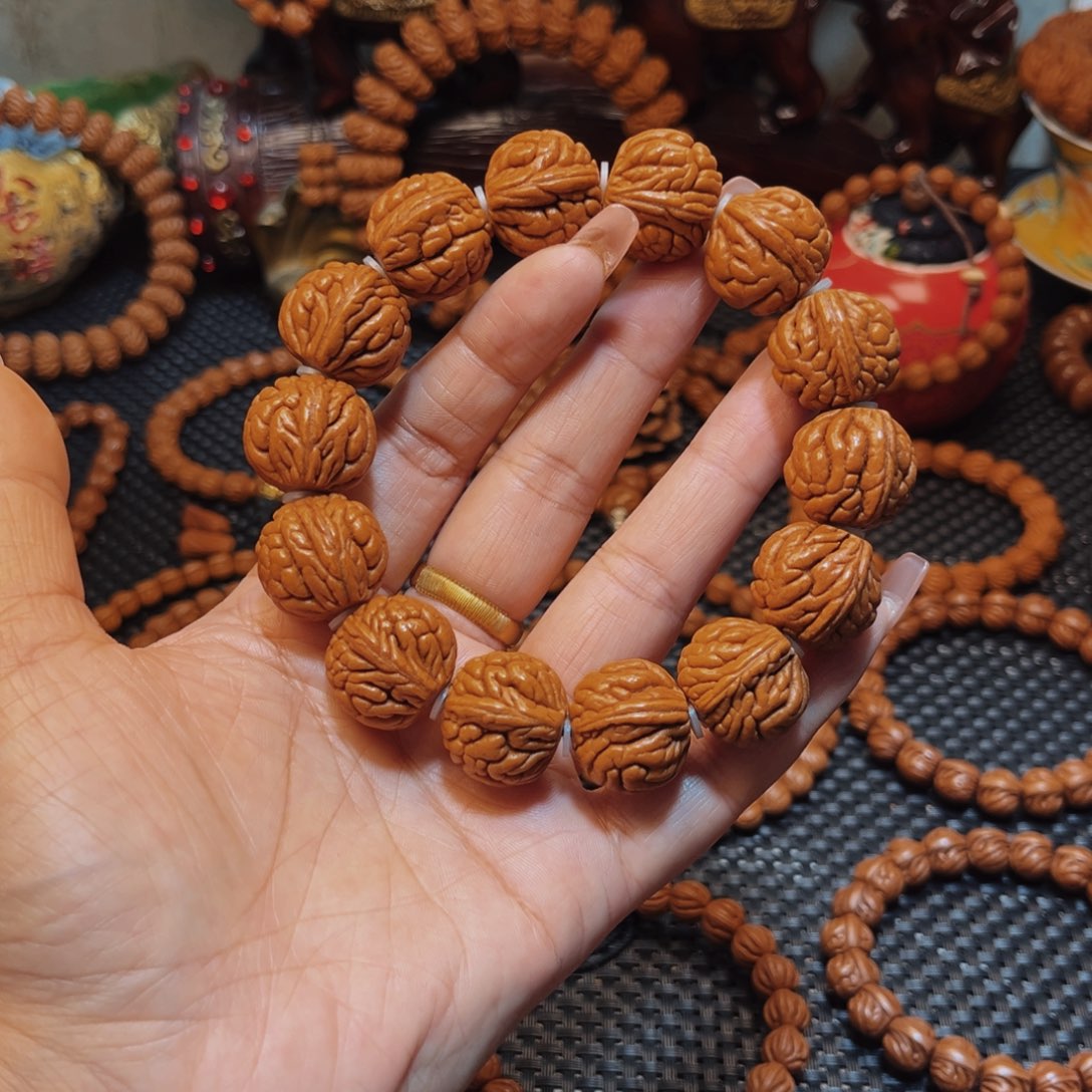 桃核手串21精品大哥串霸王龙