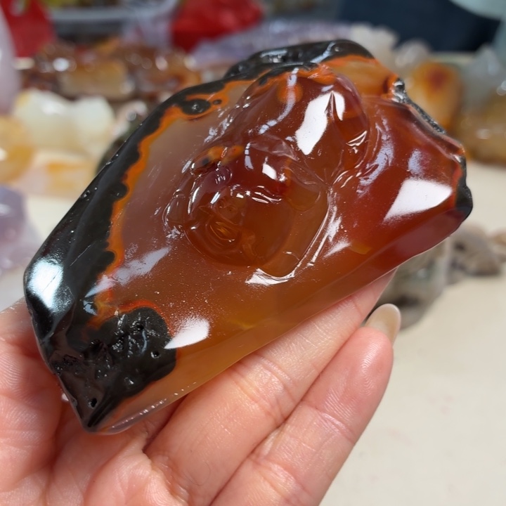 玛瑙/玉髓未镶嵌吊坠(不含链)