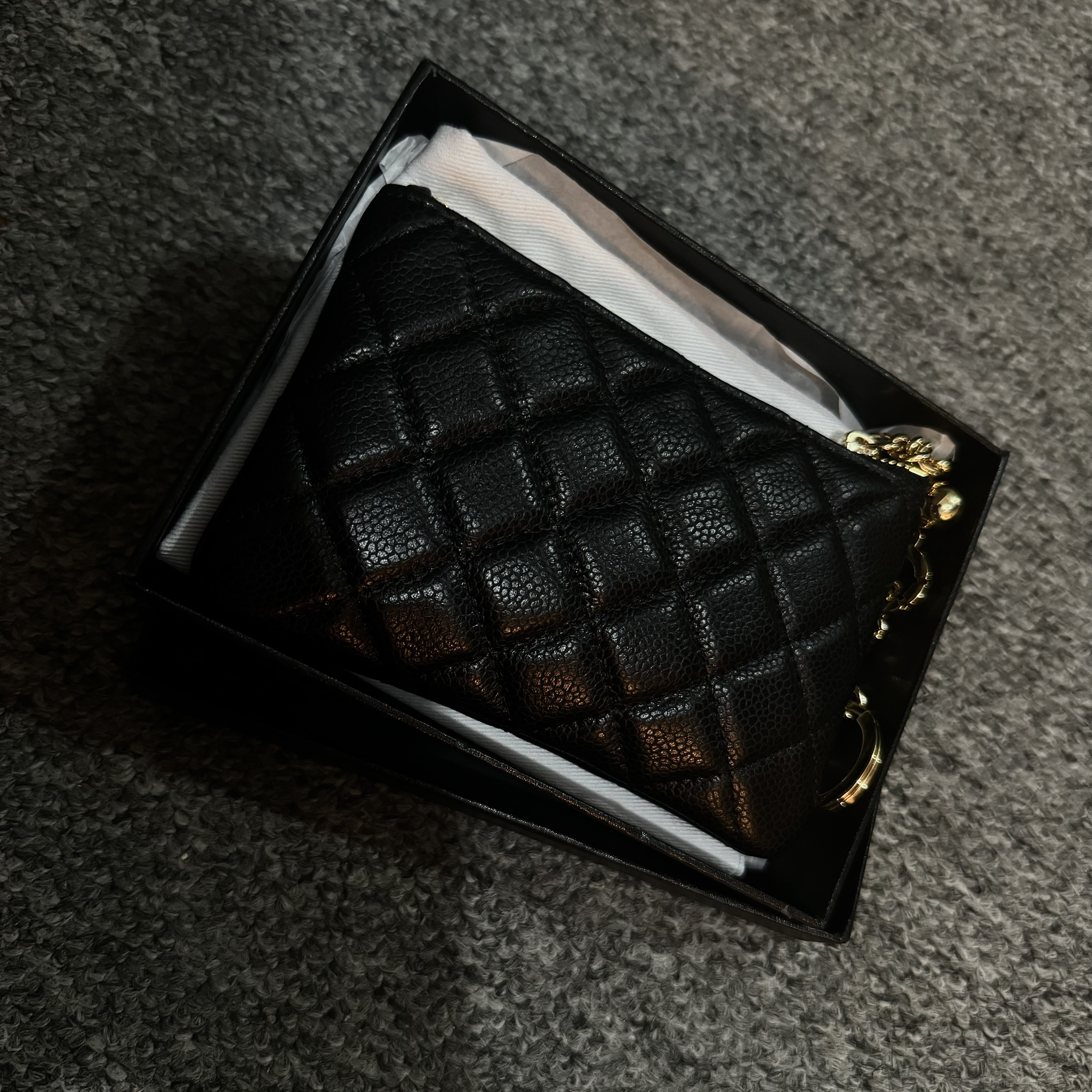 【大白省百万】高定卡包24A卡包黑金包鱼子酱HAAS牛皮 