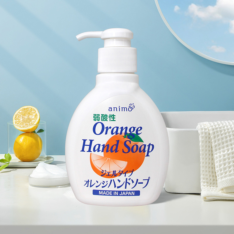（拍2瓶包邮）日本进口animo火箭洗手液弱酸性温和去污清洁200ml
