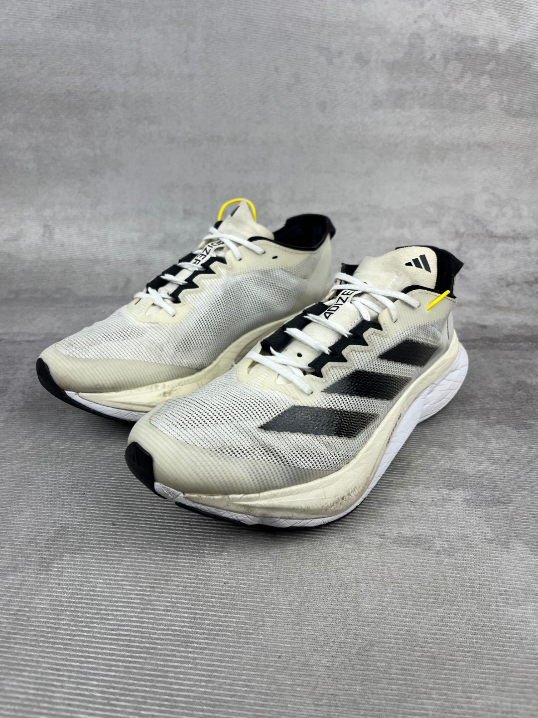 90新 MM6 42码 波士顿12跑鞋 白黑 正品潮鞋/6901