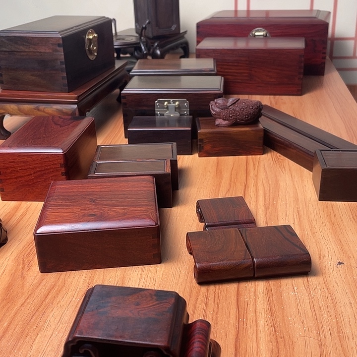 靓***兔微凹黄檀（南美大红酸枝）书卷