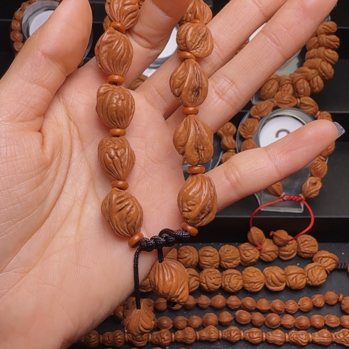 吸***烟桃核手串生命手串