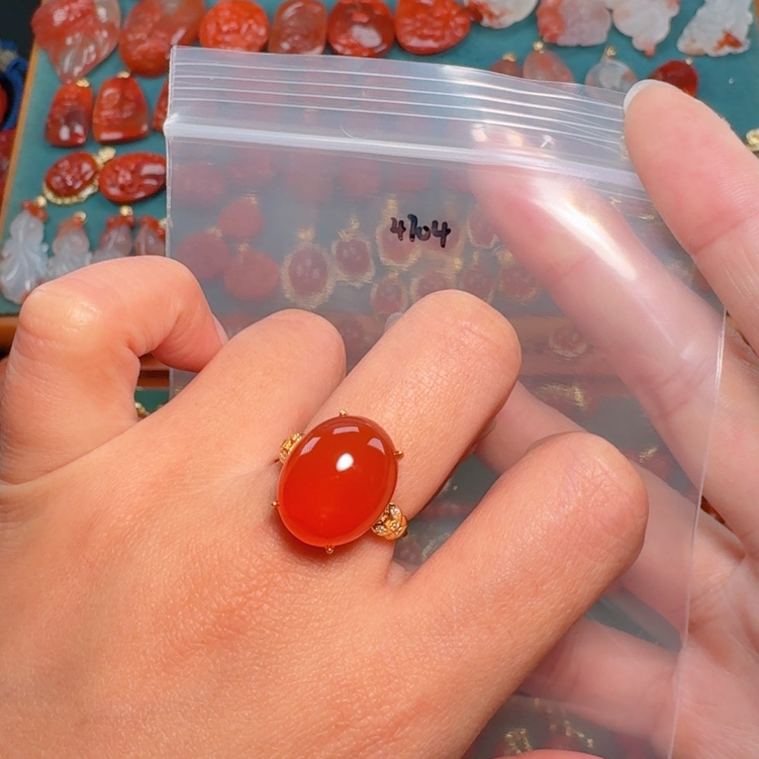 南红玛瑙南红银S925镶嵌