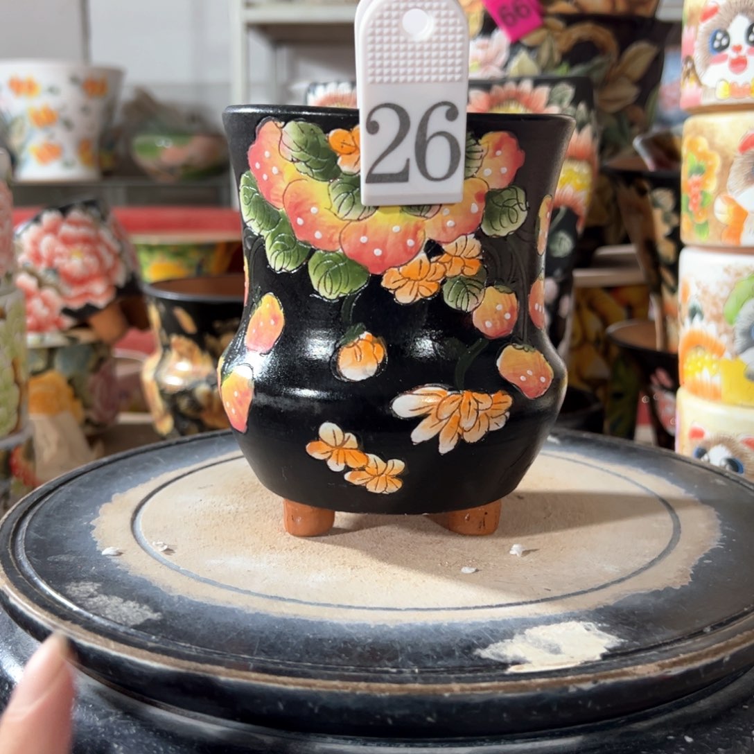 景德镇幸运花盆满38包邮 