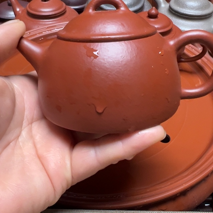 紫砂茶壶宜兴原矿赵庄朱泥