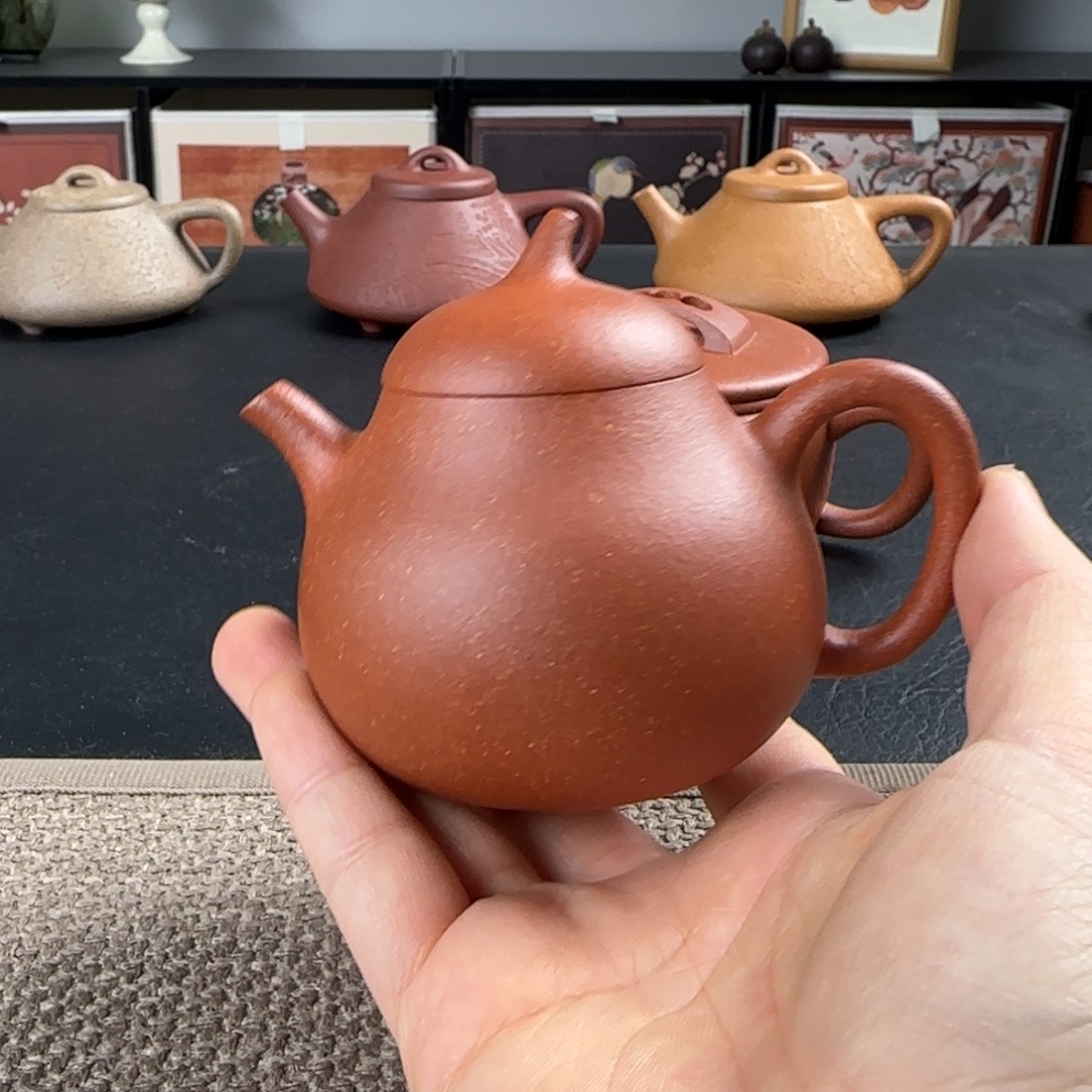 紫砂茶壶微瑕茄瓜