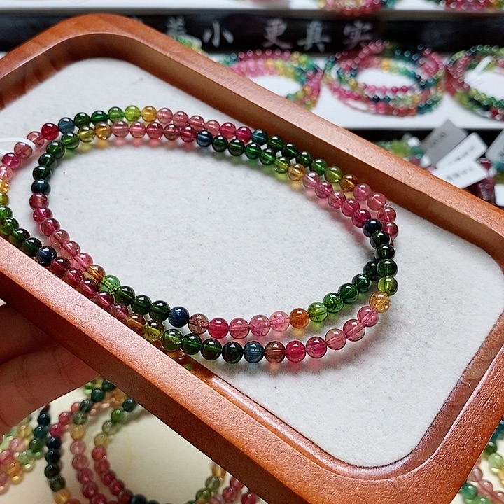 碧玺手链未镶嵌碧玺手链5.4毫米