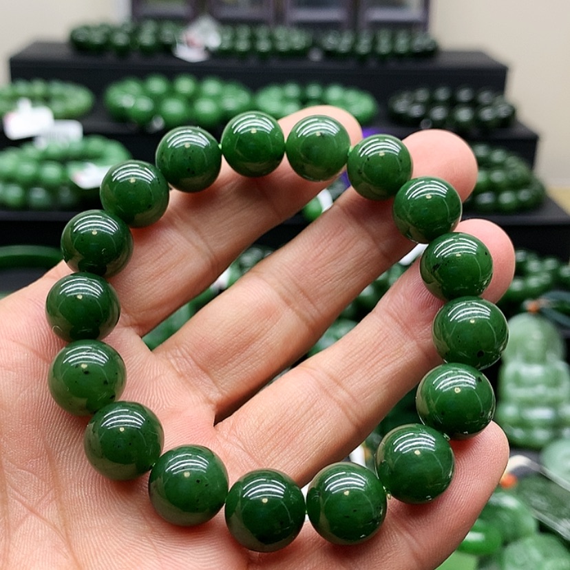 【闪购商品】和田玉（碧玉）手链未镶嵌