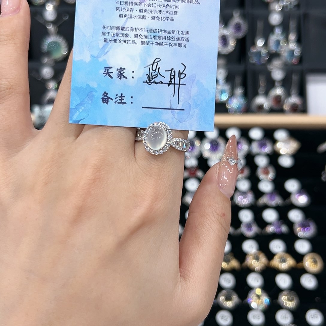 紫晶戒指银S925镶嵌戒指