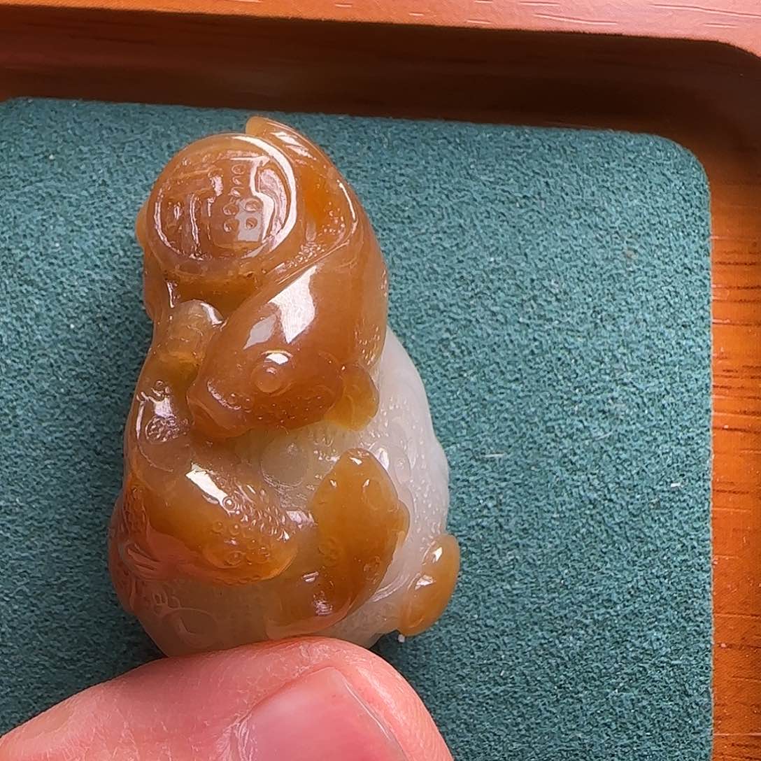 和田玉（糖玉）颈饰未镶嵌