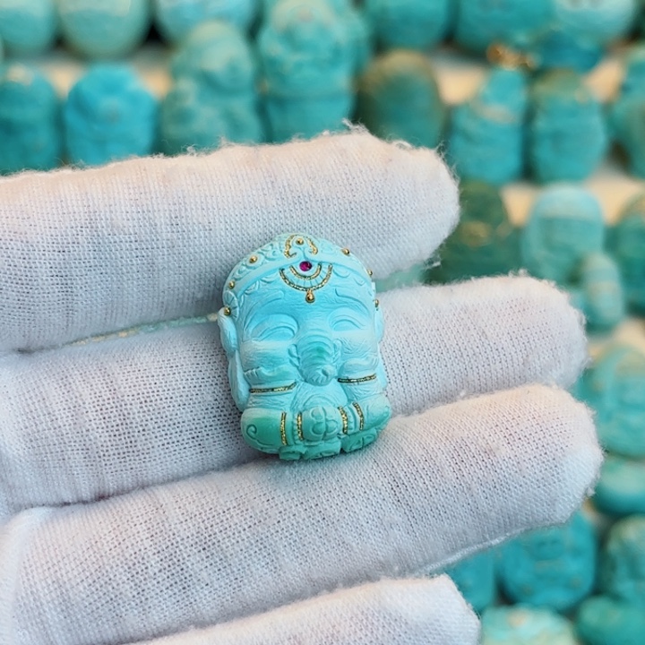 绿松石未镶嵌配饰