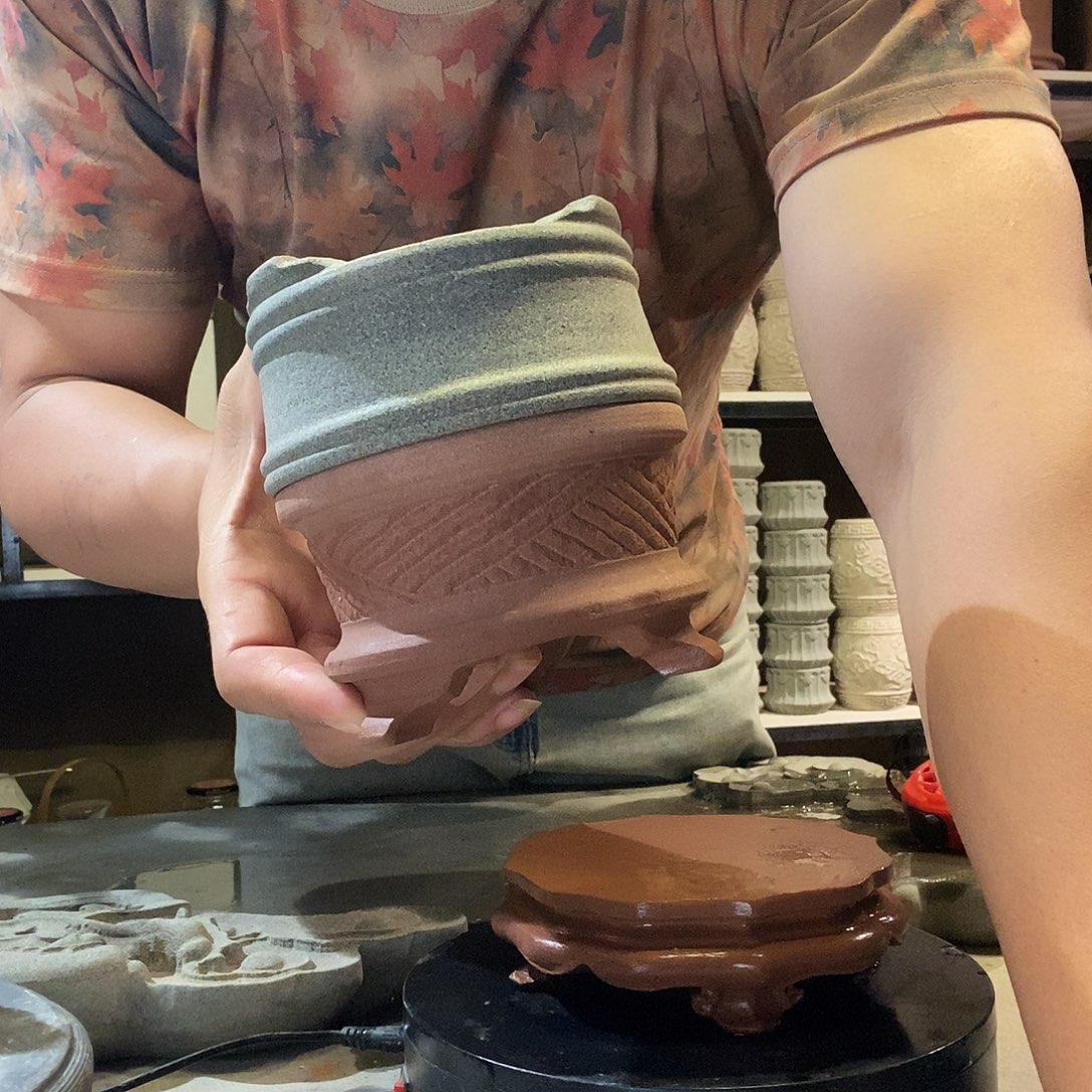 石头品格石器石头花盆